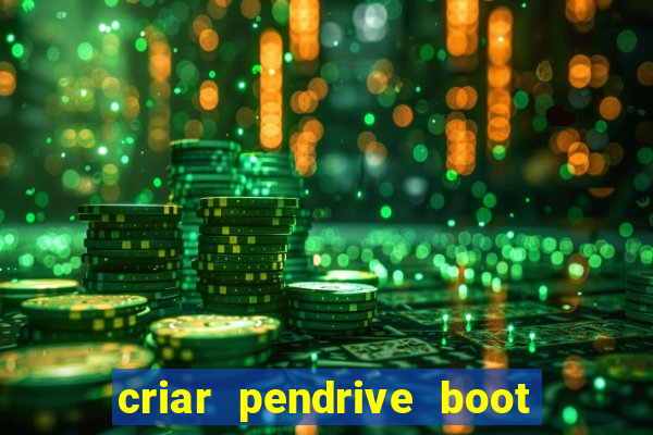 criar pendrive boot windows 10